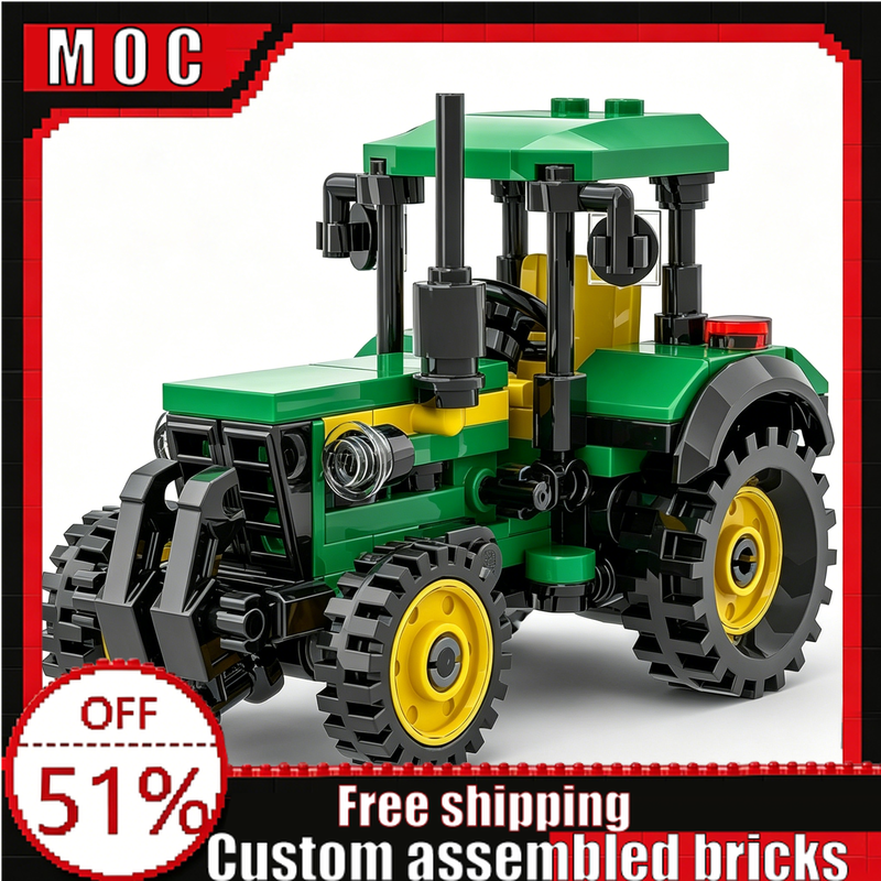 Agriculture Farming Education - 133 PCS Farm Tractor Agricultural Machinery