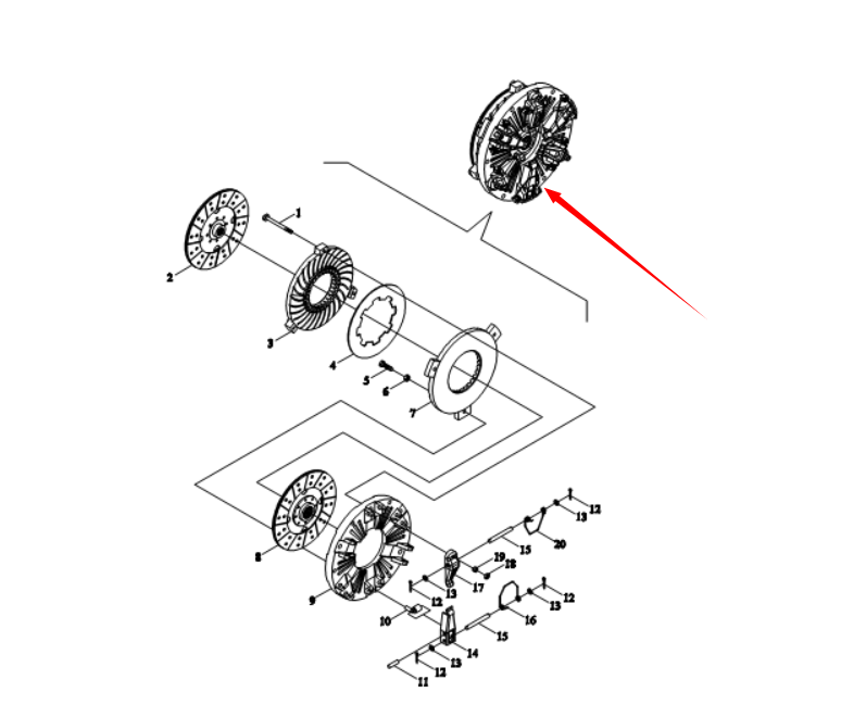 TB550.211 Clutch Assembly Esse - Farming Is Part Of Agriculture ulasan dan harga