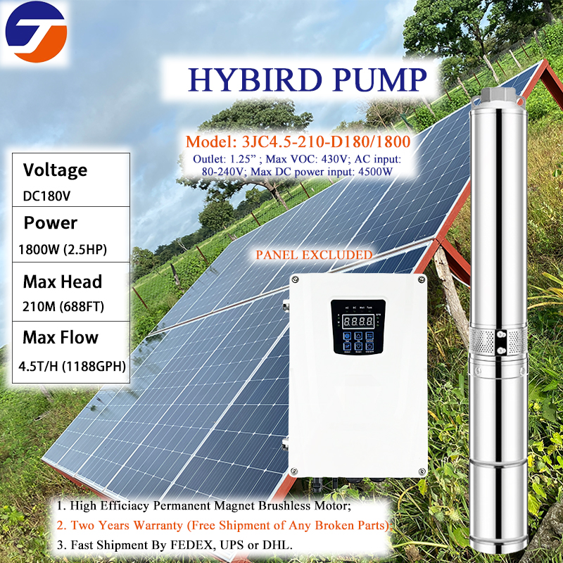 Hybrid Solar Water Pump AC/DC  - Farming Pump For Agriculture ulasan dan harga