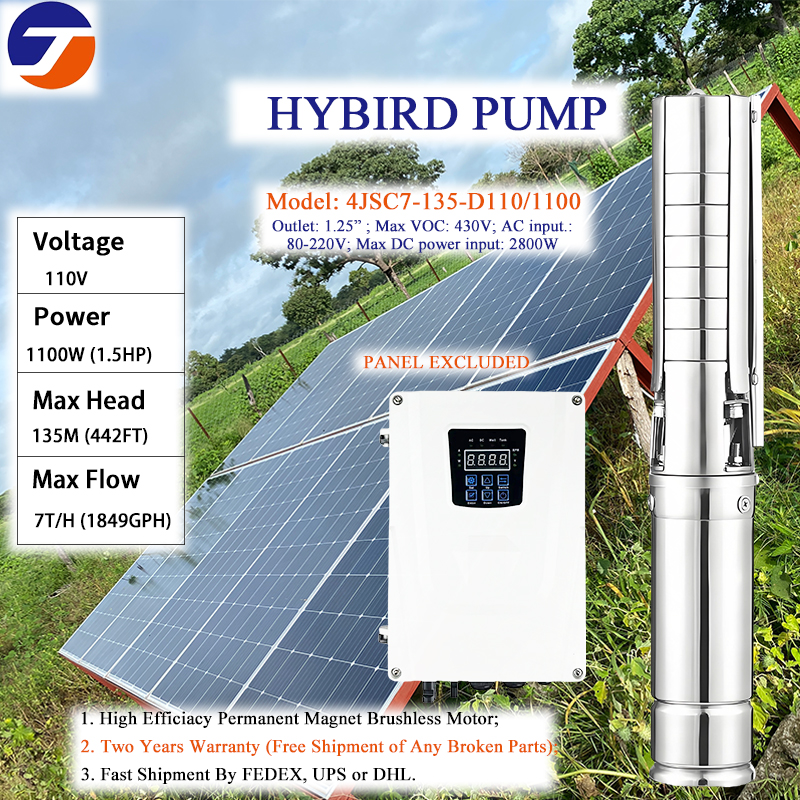 Hybrid Solar Water Pump AC/DC  - Farming Pump For Agriculture ulasan dan harga